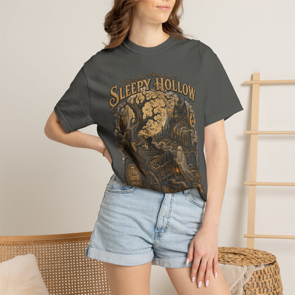 Sleepy Hollow Haunted Night T-Shirt — Vintage Gothic Halloween Tee