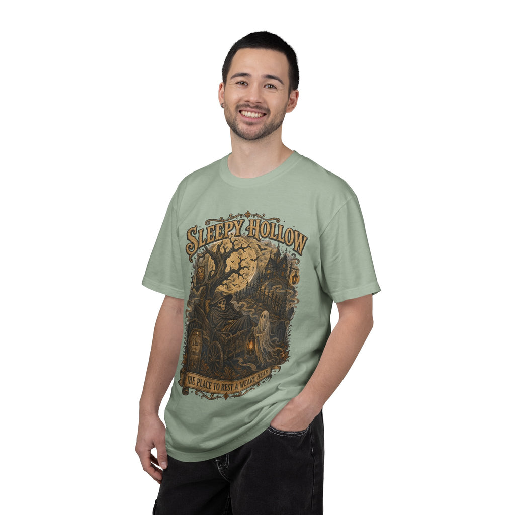 Sleepy Hollow Haunted Night T-Shirt — Vintage Gothic Halloween Tee