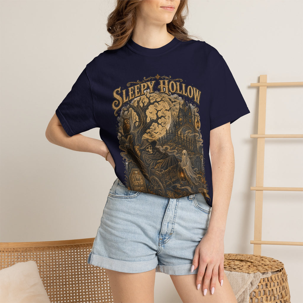 Sleepy Hollow Haunted Night T-Shirt — Vintage Gothic Halloween Tee