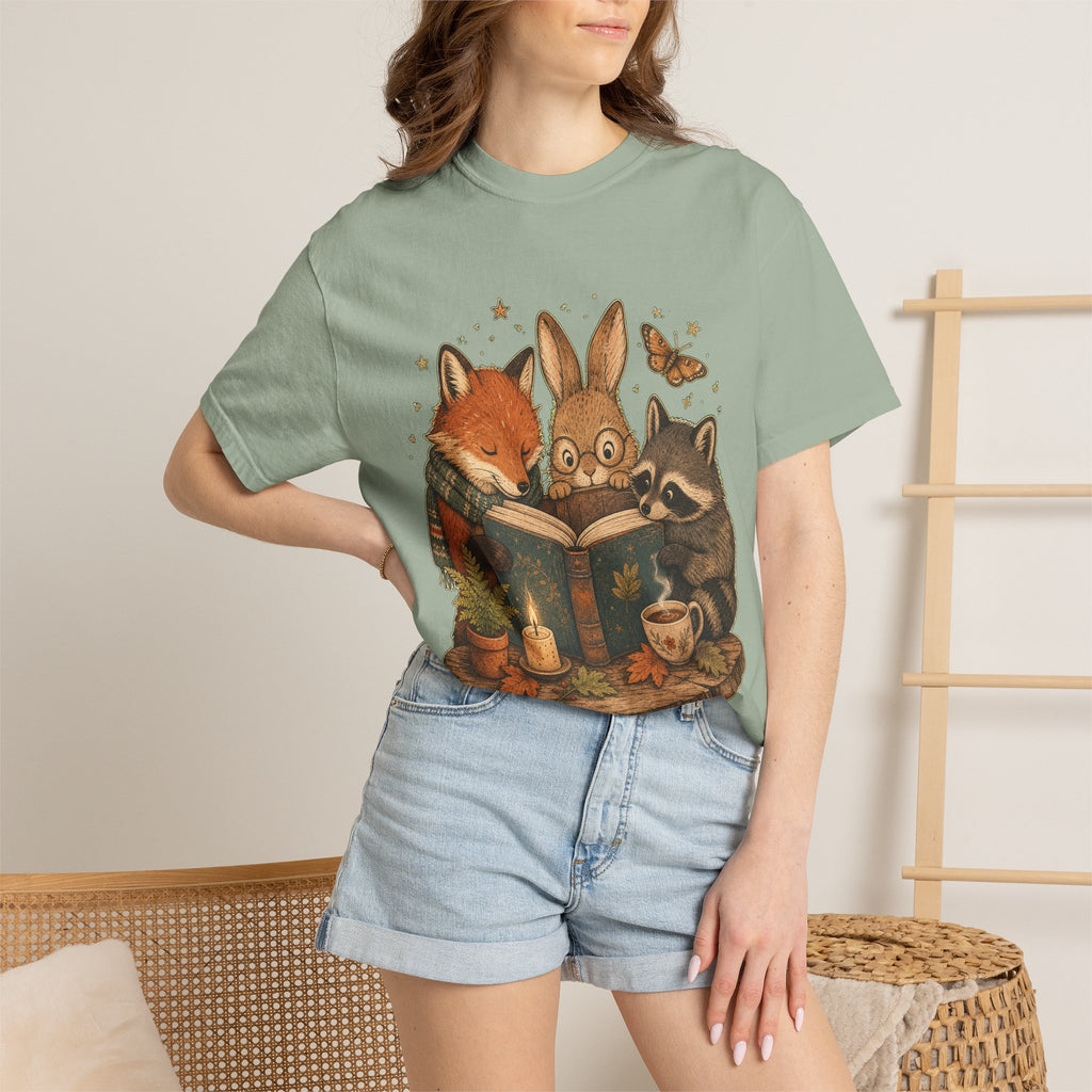 Cozy Storytime Forest Animals T-Shirt
