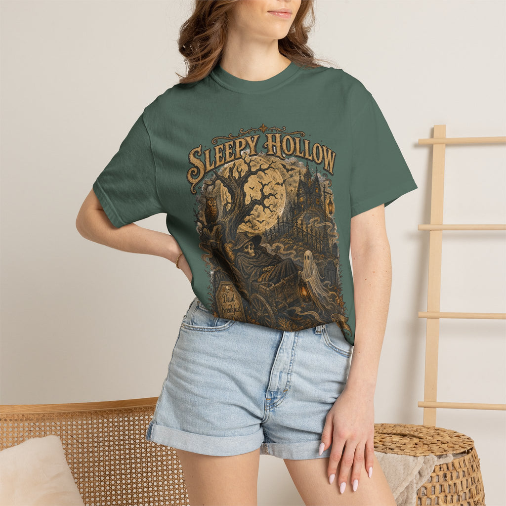 Sleepy Hollow Haunted Night T-Shirt — Vintage Gothic Halloween Tee