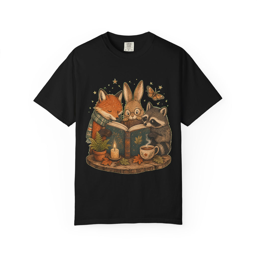 Cozy Storytime Forest Animals T-Shirt