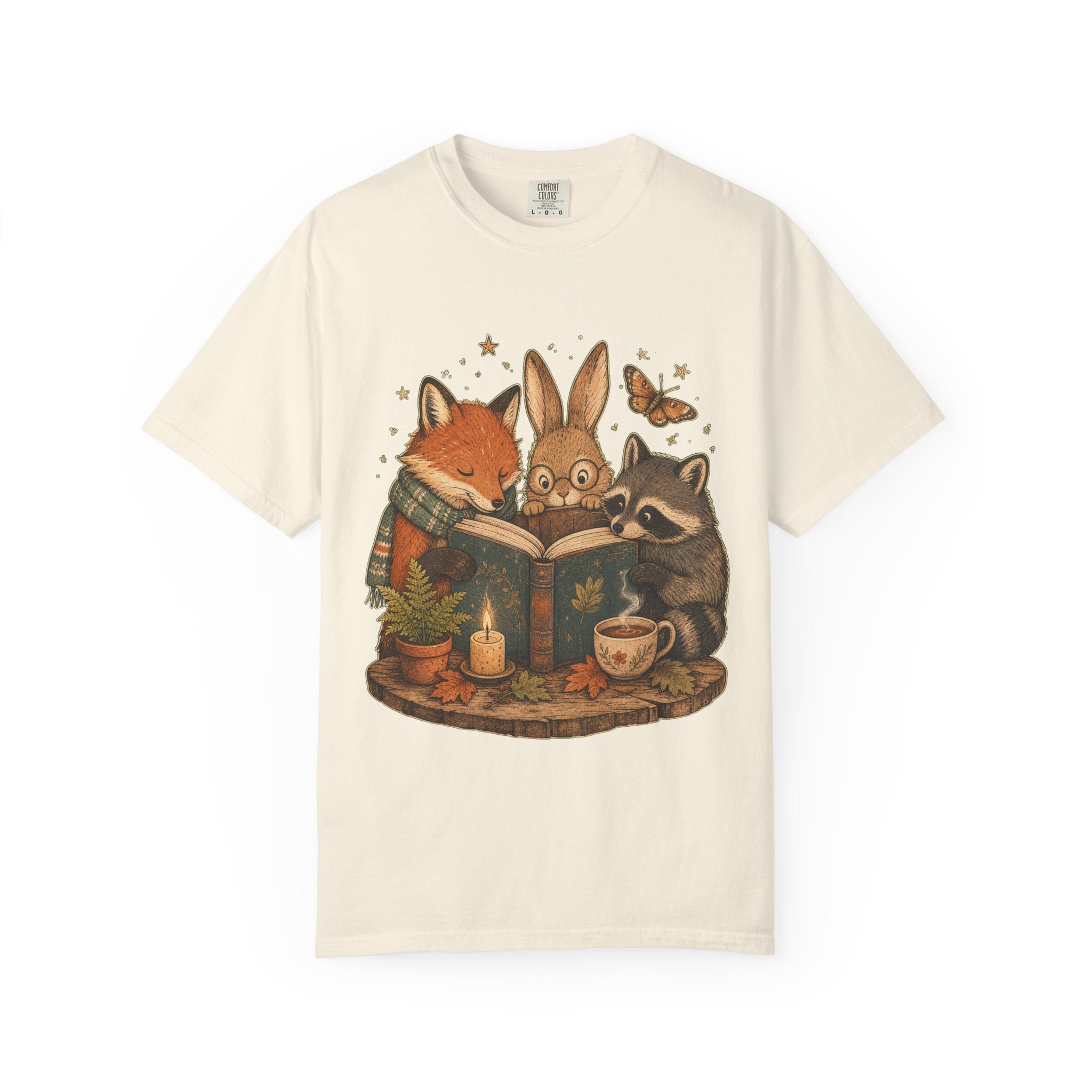 Cozy Storytime Forest Animals T-Shirt