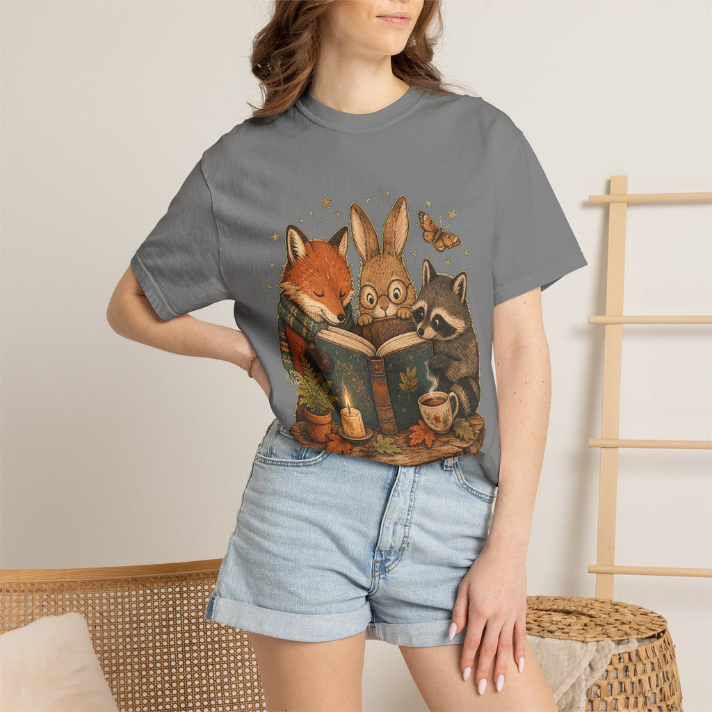 Cozy Storytime Forest Animals T-Shirt