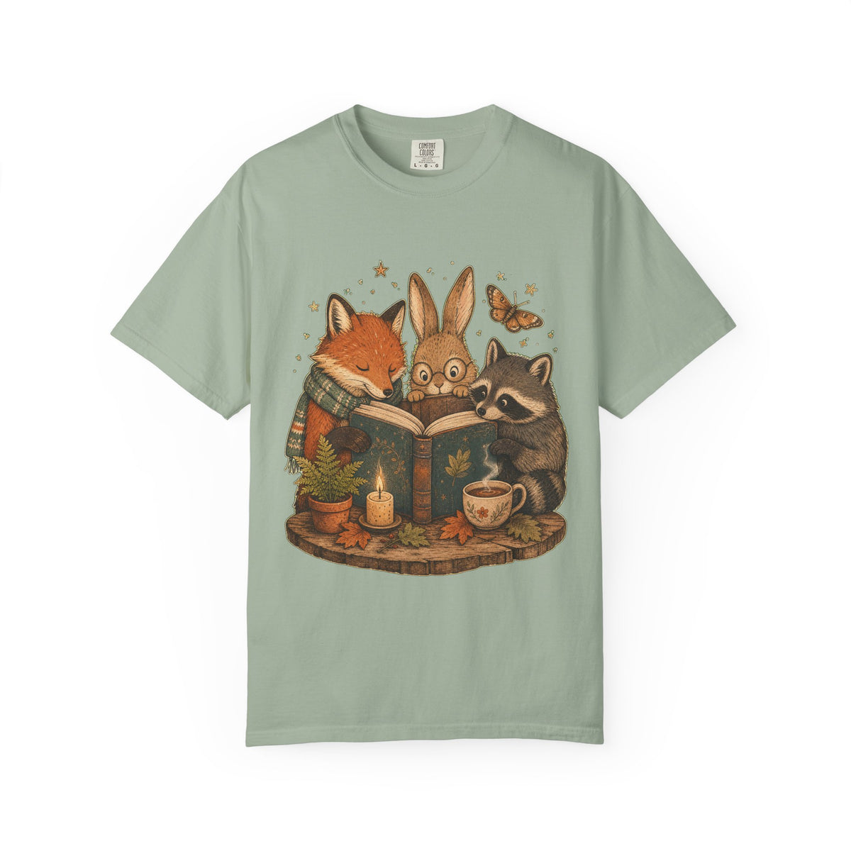 Cozy Storytime Forest Animals T-Shirt