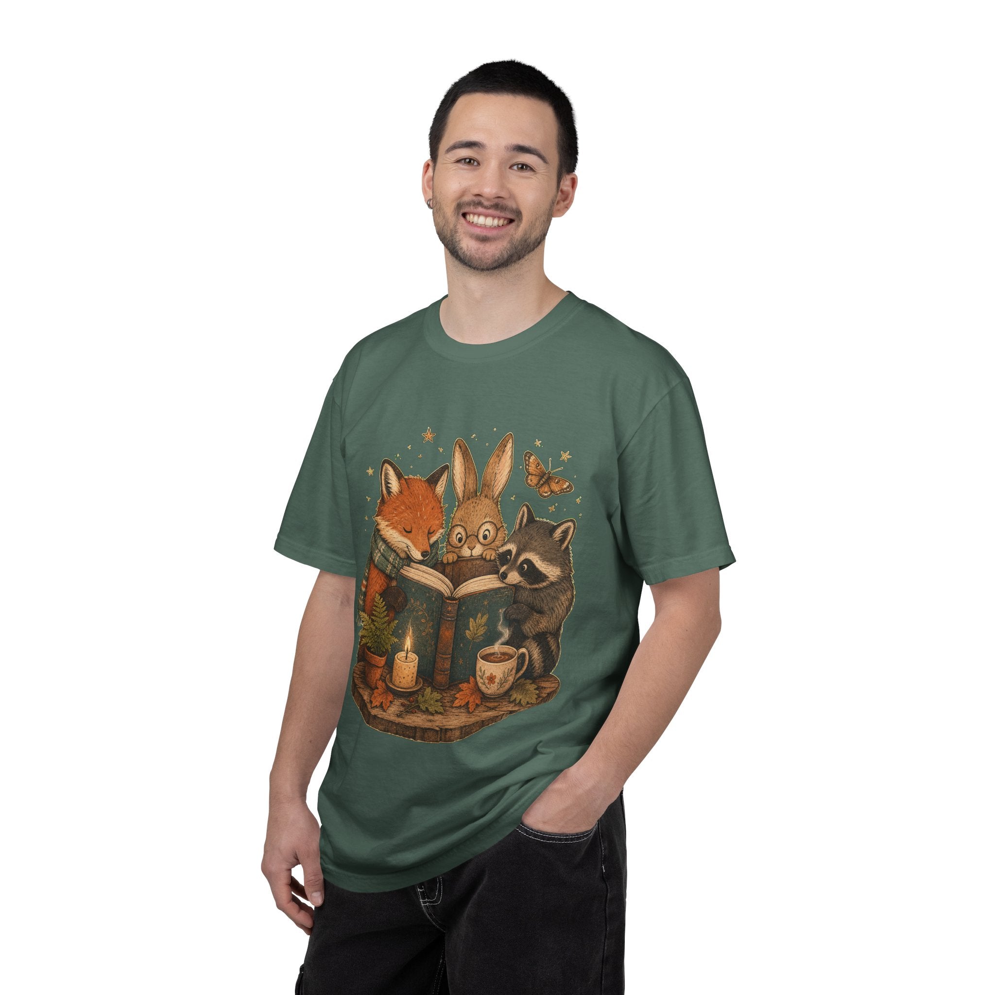 Cozy Storytime Forest Animals T-Shirt