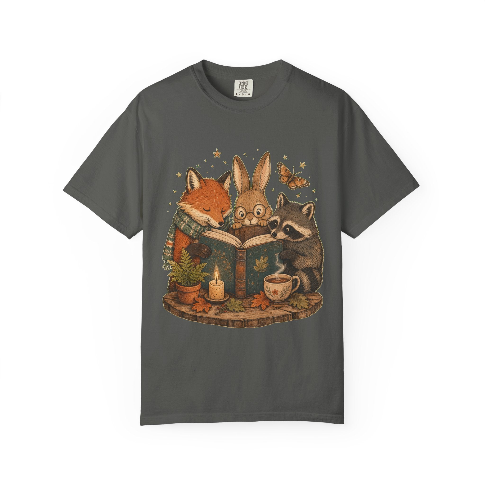 Cozy Storytime Forest Animals T-Shirt