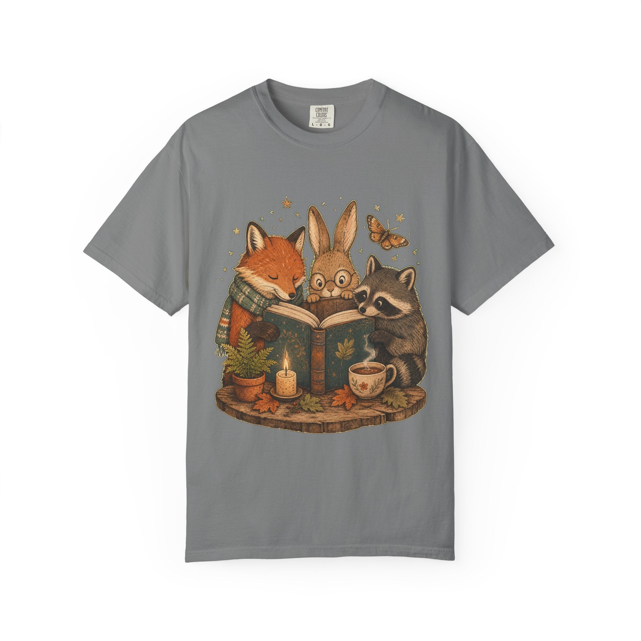 Cozy Storytime Forest Animals T-Shirt