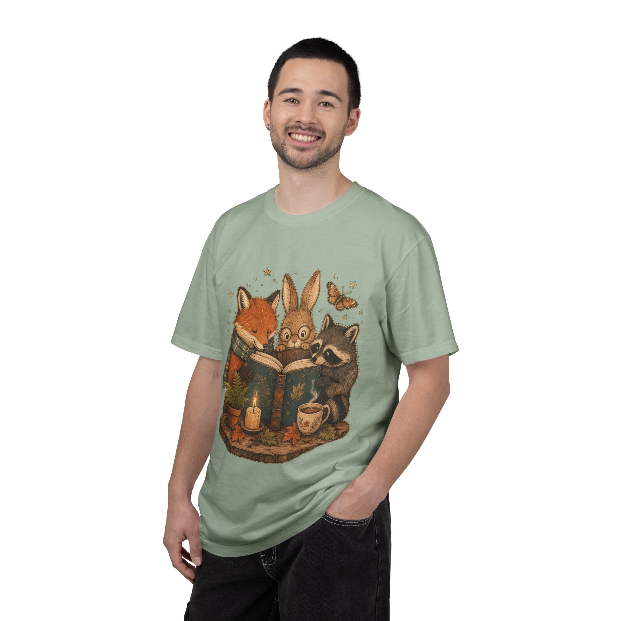 Cozy Storytime Forest Animals T-Shirt