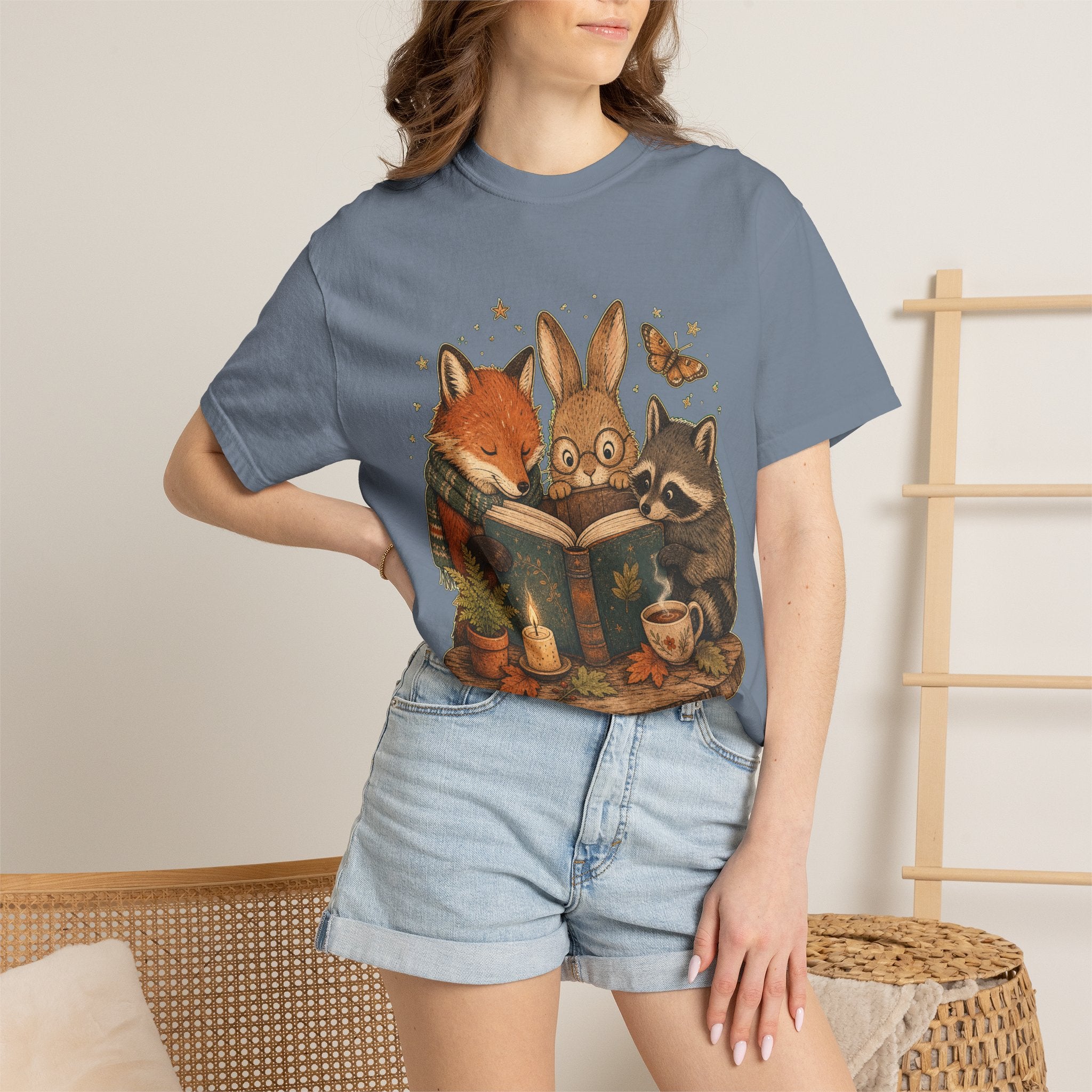 Cozy Storytime Forest Animals T-Shirt