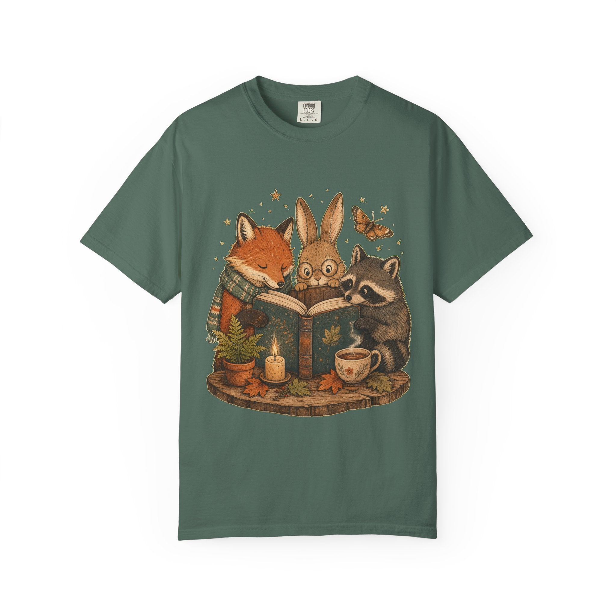 Cozy Storytime Forest Animals T-Shirt